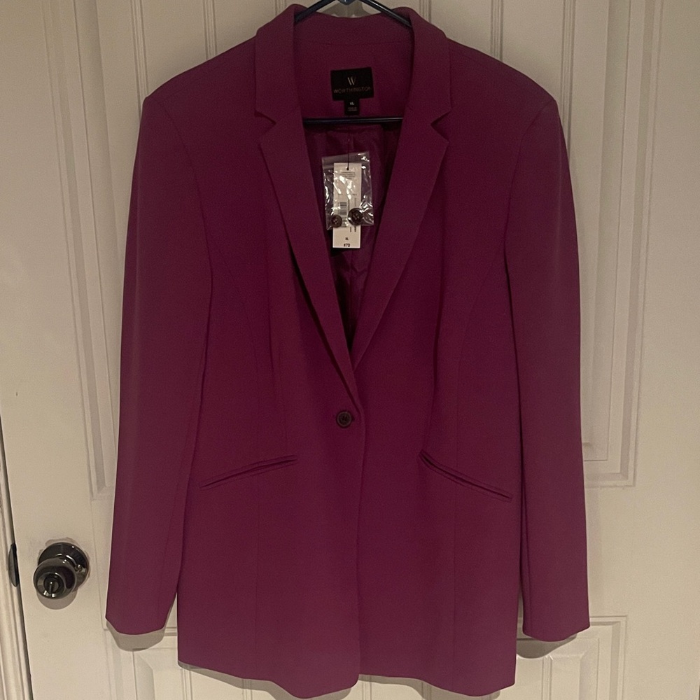 Worthington Women's Vibrant Blazer size XL